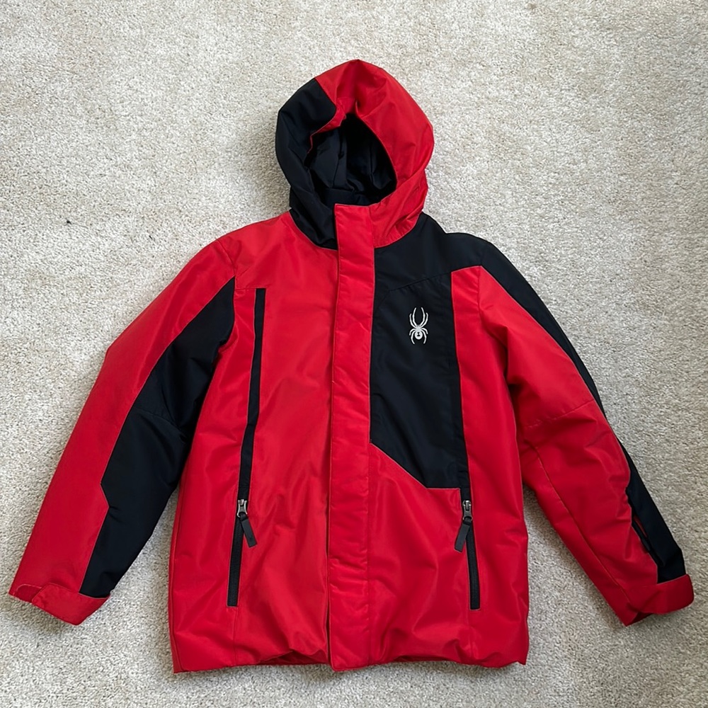 Boys Spyder Ski Jacket Size 10-12
